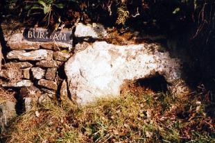 Socket Stone outside Burham Farm